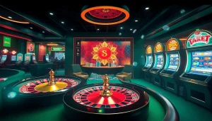 Engage with link alternatif sbobet through an exciting online gambling interface featuring casino elements.