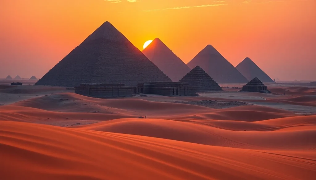 Explore the grandeur of the ancient pyramids at https://piraminds.com/ with breathtaking sunset views.
