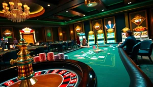Experience high-stakes gambling at OK365 with thrilling poker games and vibrant roulette.