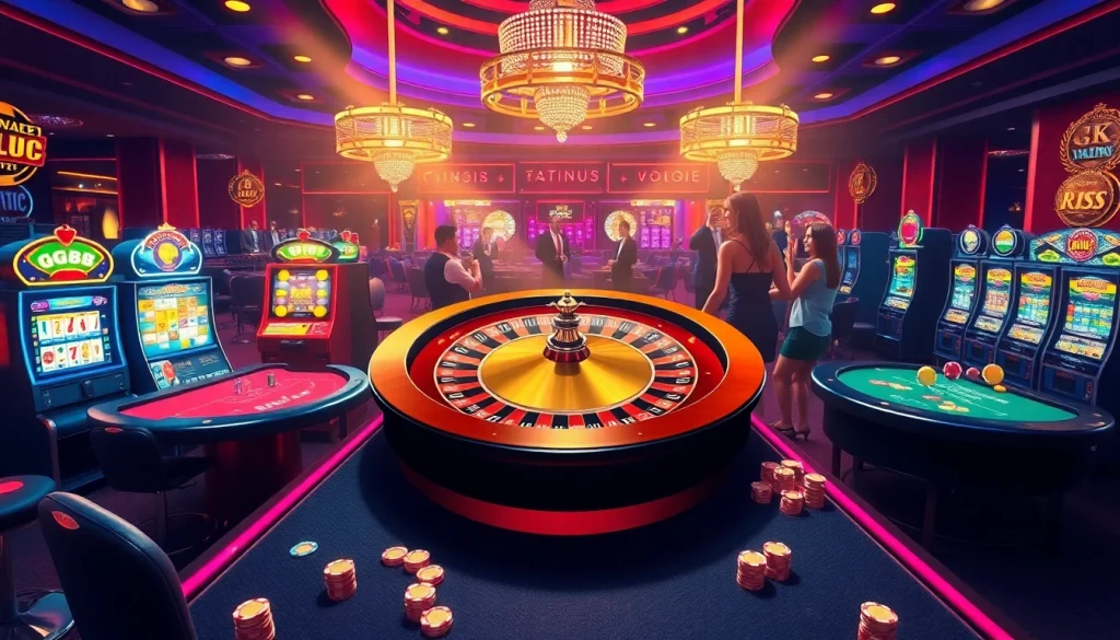 Experience exciting gameplay at GG88's vibrant casino tables with thrilling roulette and poker elements.