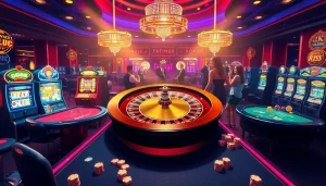 Experience exciting gameplay at GG88's vibrant casino tables with thrilling roulette and poker elements.