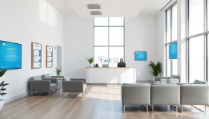 Migration agent Melbourne office with professional and welcoming reception area