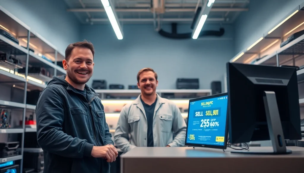 Effiziente und freundliche Unterstützung im Computerfachgeschäft beim PC-Verkauf