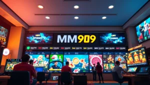 MM99 online gambling platform showcasing secure gaming options and vibrant interface.