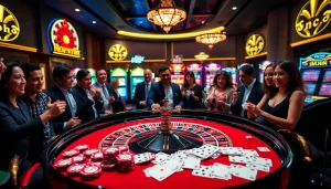 Experience the thrill of betting at Man88 with vibrant casino action and luxurious ambiance.