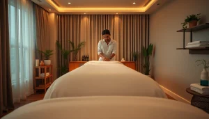 Experience a professional 출장마사지 service in a serene setting with expert therapists and calming ambiance.