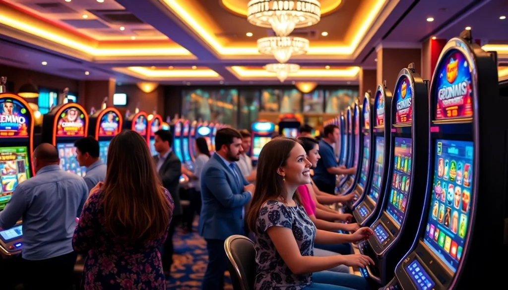 Pinco Casino demo oyununu əyləncə ilə oynayan insanların canlı görüntüsü.