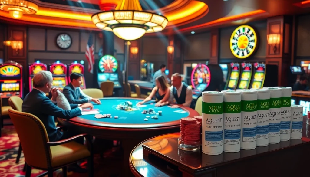 Enjoy thrilling poker action while considering the AQUA CREST Replacement for GE® RPWFE for a refreshing drink.