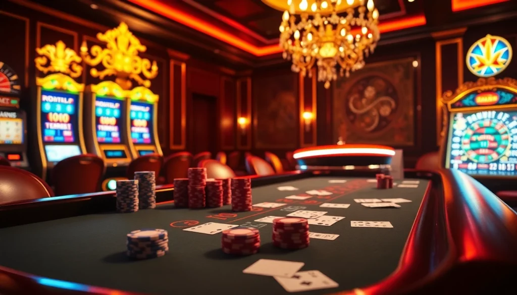 Tương tác với ứng dụng cg79 khi bạn chiến thắng tại bàn poker có mức cược cao trong một casino sang trọng.