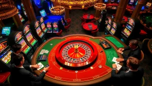 Experience the excitement at Nhà Cái MMOO's gaming table with players enjoying their favorite games.