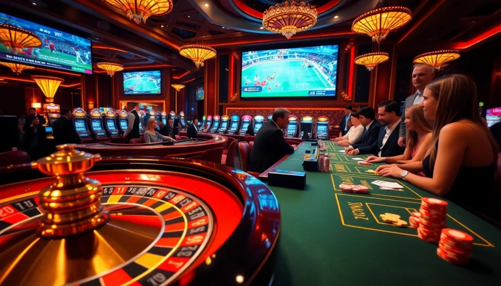 Experience thrilling action at the website 7m with high-stakes roulette and poker in a luxurious casino.