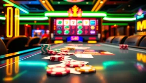 Experience the thrill of playing at winstrike69 with vibrant casino tables and dynamic online gaming.