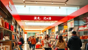 레플리카쇼핑몰에서 다양한 상품을 쇼핑하는 고객들.