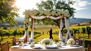 Celebrate your love at beautiful Clarksburg wedding venues surrounded by stunning vineyards.