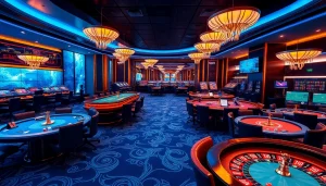 Engaging gamblers with the bắn cá đổi thưởng experience featuring a vibrant ocean setting and interactive gameplay elements.