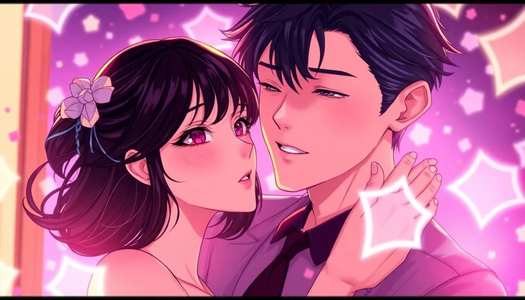 惑わせアイの登場人物をクローズアップし、鮮やかなデジタル世界で催眠的ファンタジーを描く。