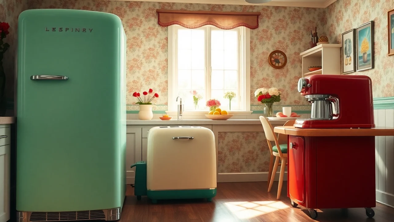 Elevate Your Kitchen Style with Retro Appliance Essentials