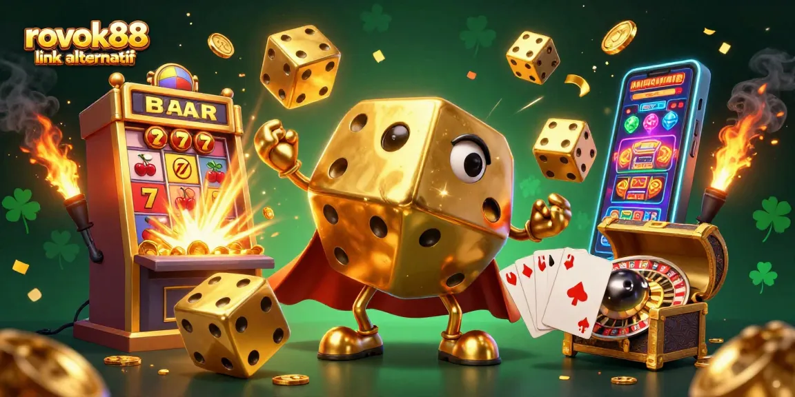 Engage with rokok88 link alternatif while exploring vibrant online casino adventures with golden dice and jackpots.
